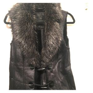 Faux Fur Guess Vest